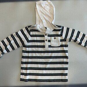 Tommy Bahama Stripped Hooded Shirt - Size 4T - 1611 (MISC)